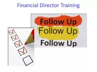 Financial Director Training
