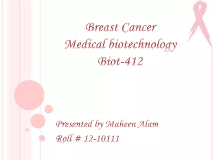 breast cancer medical biotechnology biot 412