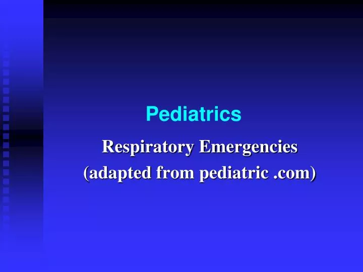 pediatrics