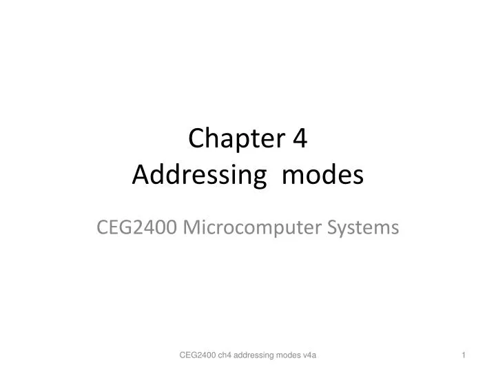 chapter 4 addressing modes