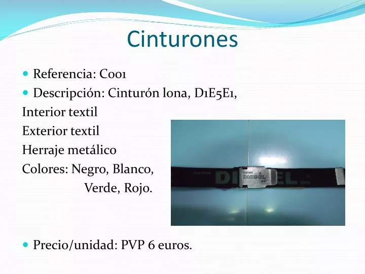 cinturones