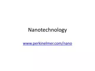 Nanotechnology