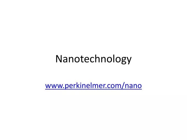 nanotechnology