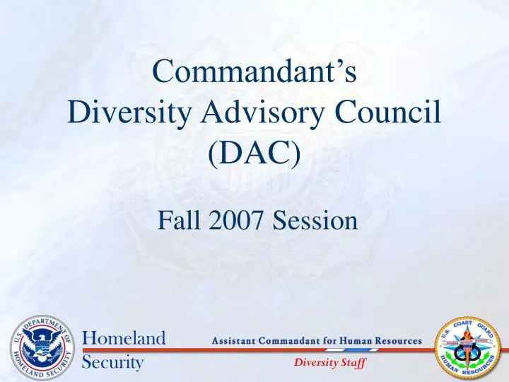 commandant s diversity advisory council dac