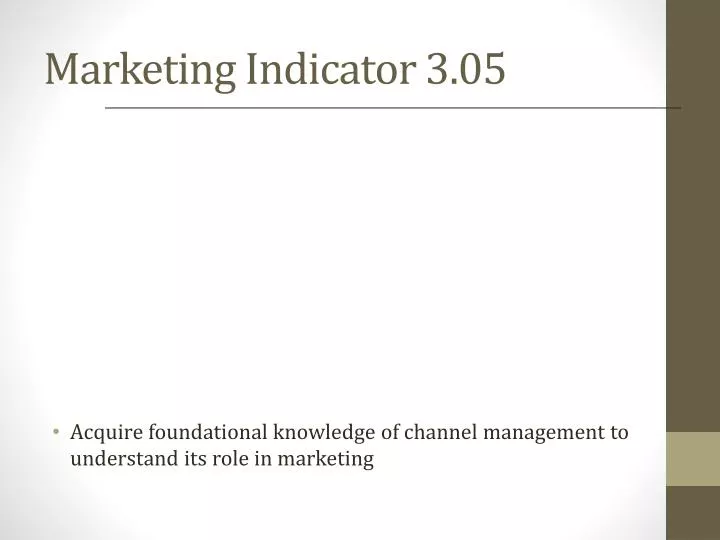 marketing indicator 3 05