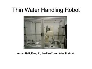 Thin Wafer Handling Robot