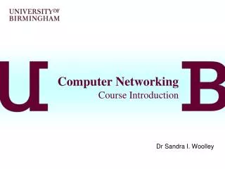 Computer Networking Course Introduction