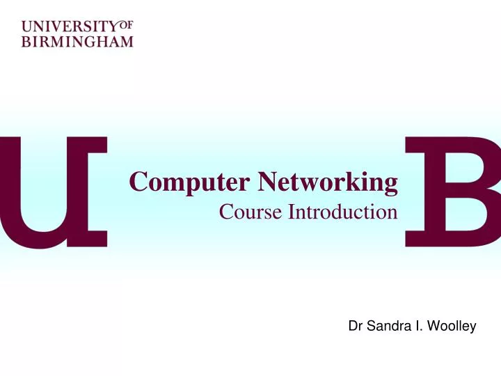 computer networking course introduction