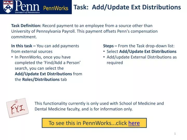 task add update ext distributions