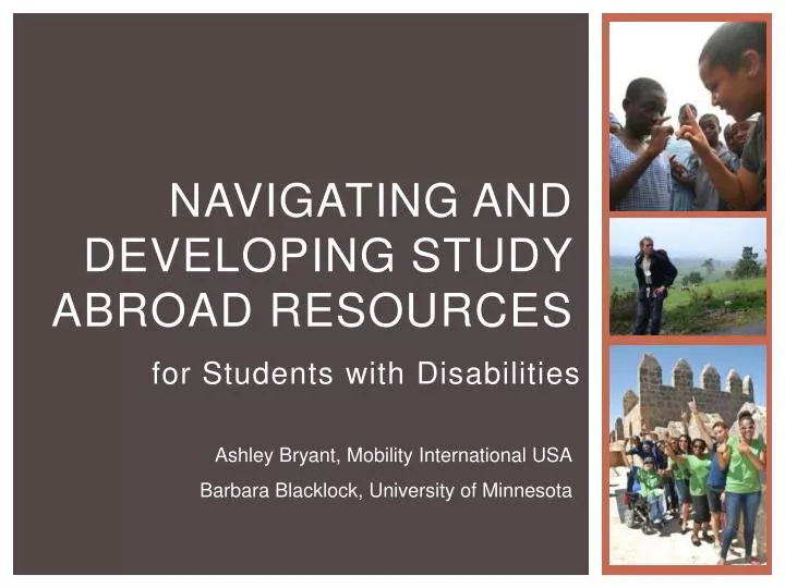navigating and developing study abroad resources