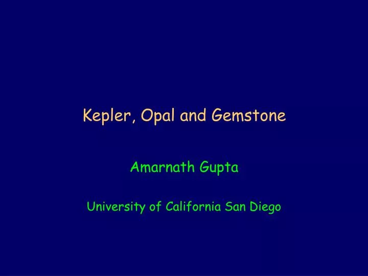 kepler opal and gemstone
