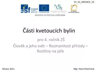 sti kvetouc ch bylin