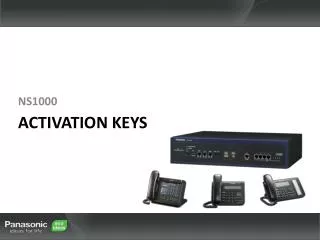 Activation Keys