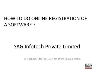 SAG Infotech Private Limited