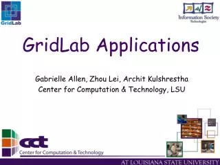 GridLab Applications