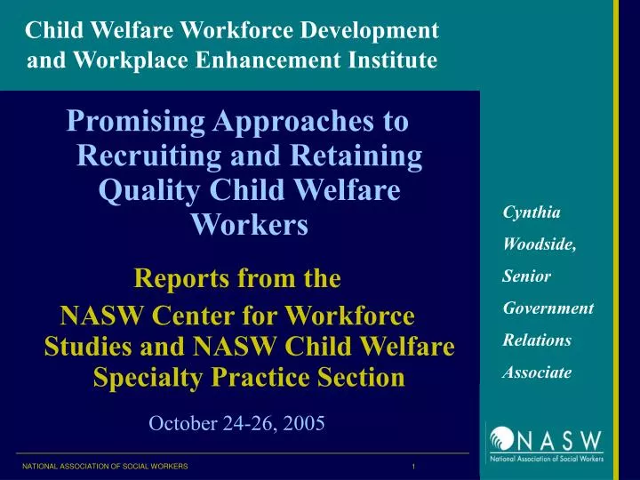 child welfare workforce development and workplace enhancement institute