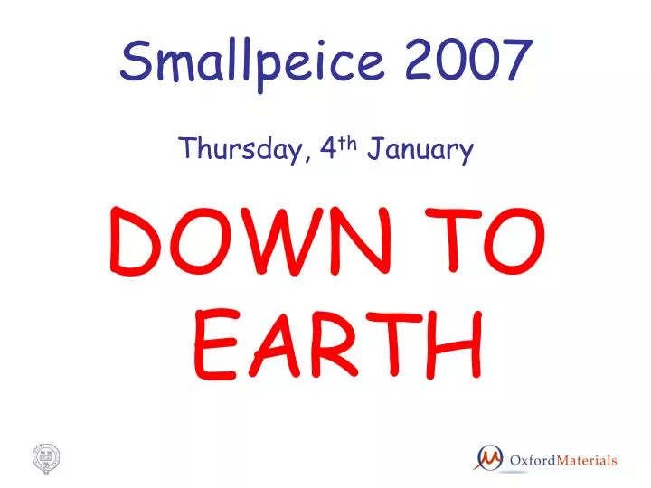 smallpeice 2007