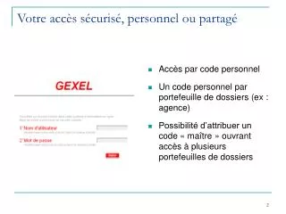 votre acc s s curis personnel ou partag