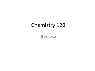 chemistry 120