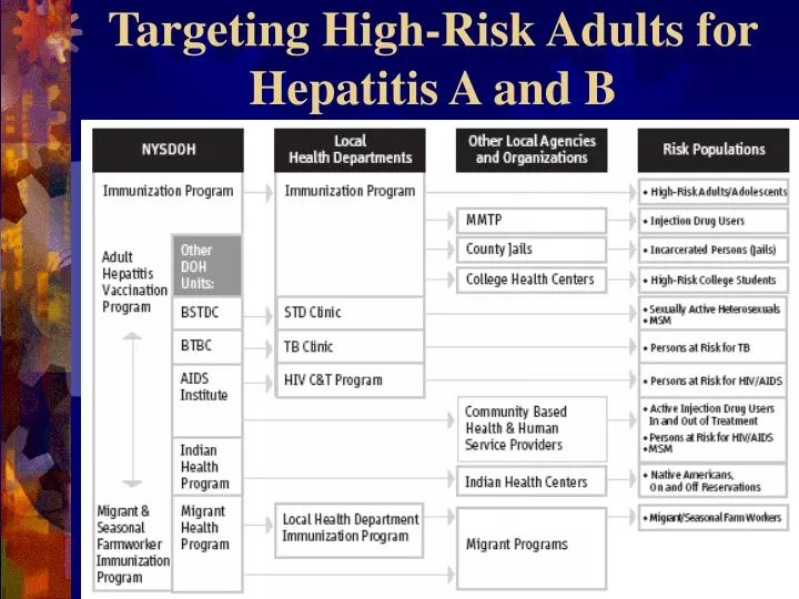 targeting high risk adults for hepatitis a and b