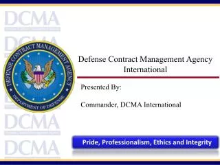 Defense Contract Management Agency International
