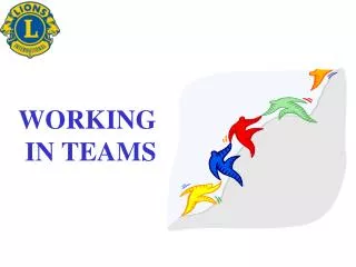 working in teams