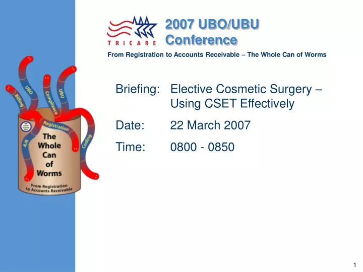 briefing elective cosmetic surgery using cset effectively date 22 march 2007 time 0800 0850