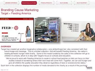 Branding Cause Marketing Target + Feeding America