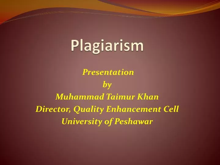 plagiarism