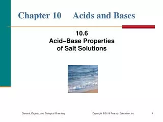 Chapter 10 Acids and Bases