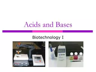 acids and bases