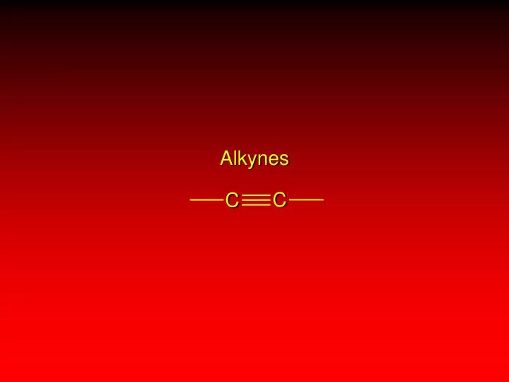 alkynes