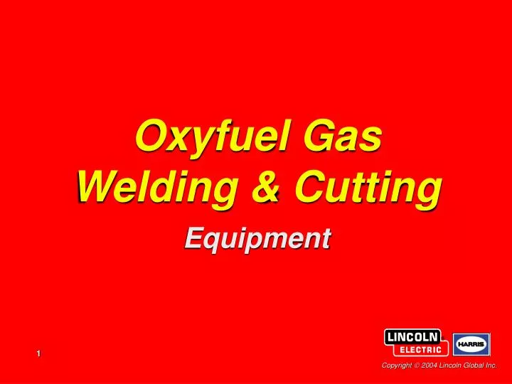 oxyfuel gas welding cutting