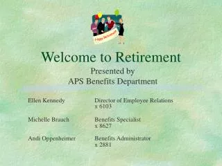 Welcome to Retirement