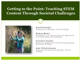 Getting to the Point: Teaching STEM Content Through Societal Challenges