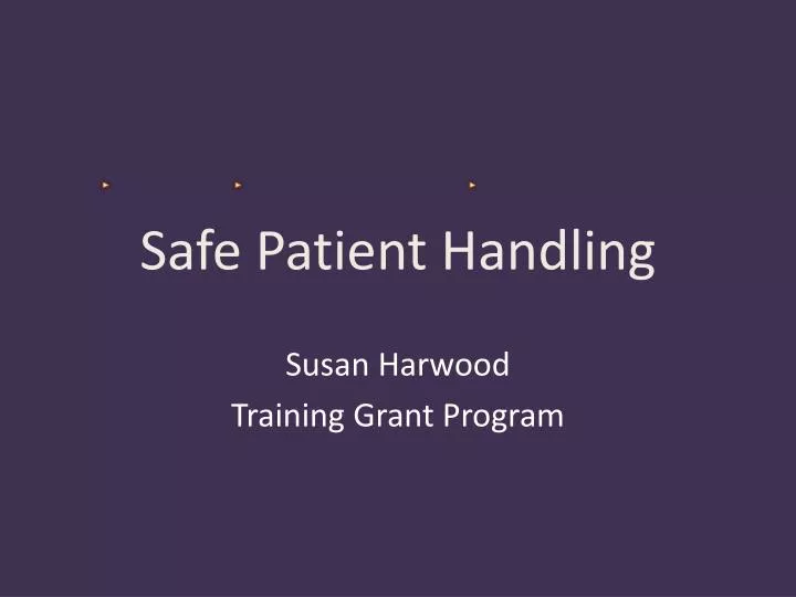 safe patient handling