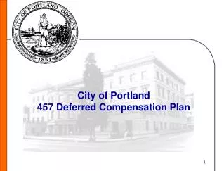 City of Portland 457 Deferred Compensation Plan