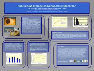 Introduction : Natural gas adsorption on activated carbons has shown promise in addressing the