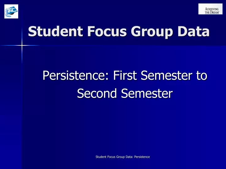 student focus group data