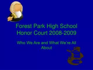 Forest Park High School Honor Court 2008-2009