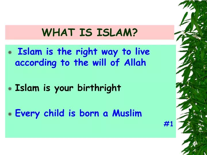 what is islam