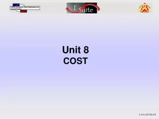 Unit 8 COST