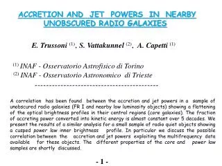 ACCRETION AND JET POWERS IN NEARBY UNOBSCURED RADIO GALAXIES