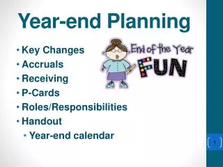 Year-end Planning