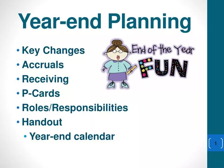 year end planning