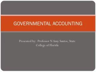 GOVERNMENTAL ACCOUNTING