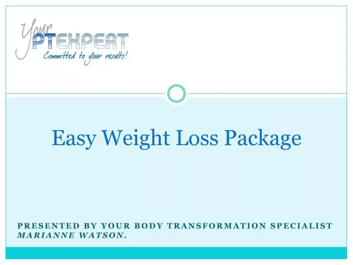 easy weight loss package