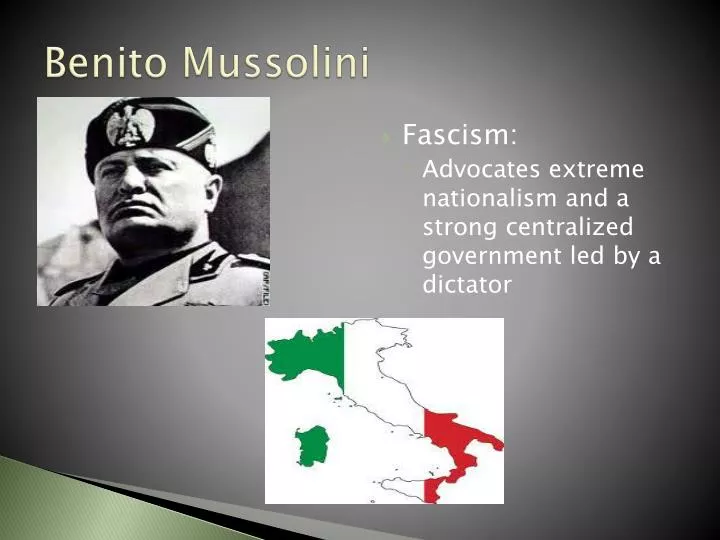 benito mussolini