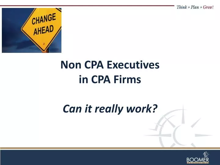non cpa executives in cpa firms can it really work