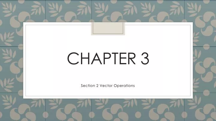 chapter 3